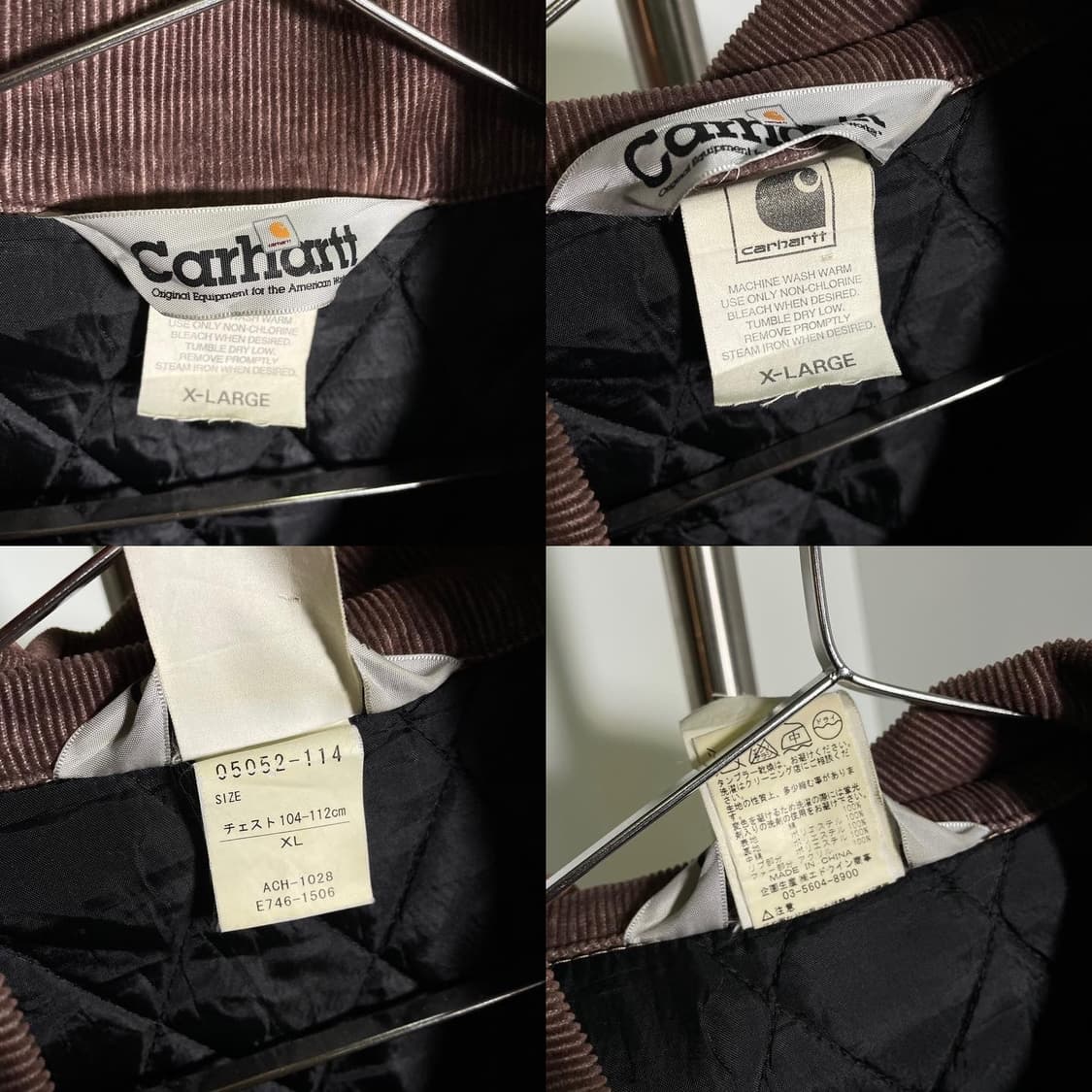칼하트 자수로고 코듀로이 카라 워크 자켓 상품이미지8