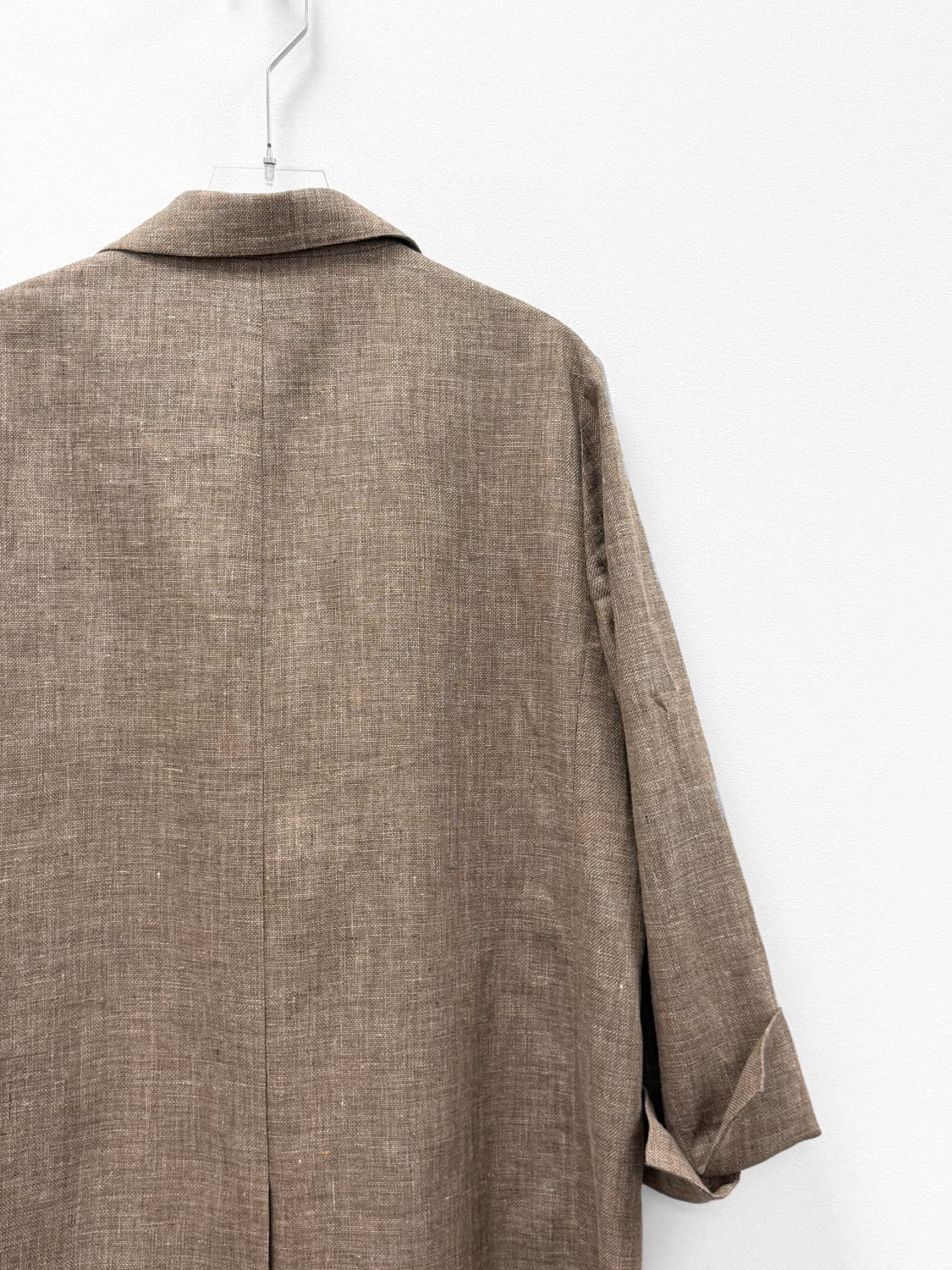 르베이지 린넨 블렌드 투버튼 자켓 상품이미지4