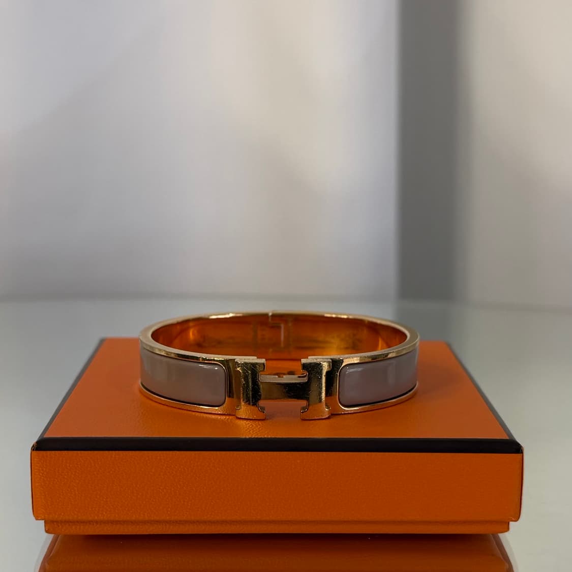 [ PM ] 에르메스 클릭아슈 브레이슬릿 PM 마론글라쎄 상품이미지1