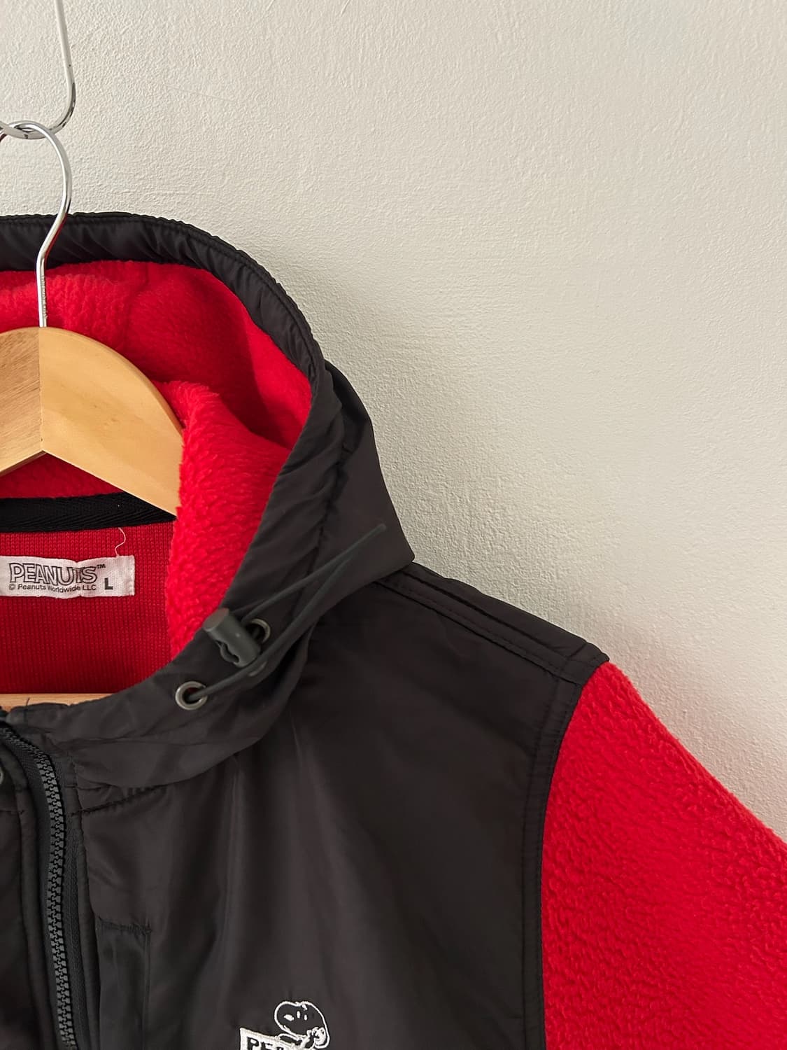 Vtg Peanuts Fleece Hoodie jacket. 상품이미지3