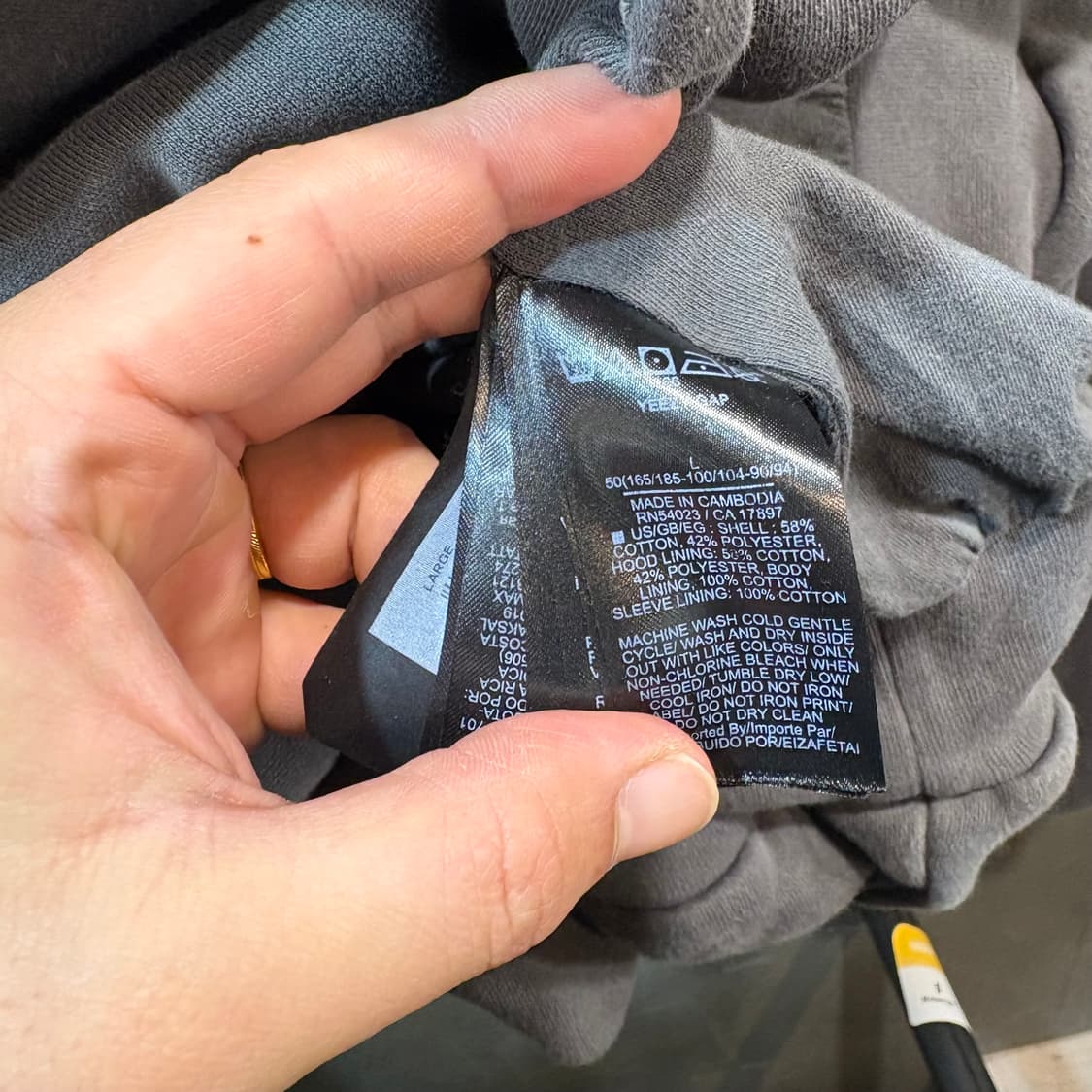 [L] YEEZY X GAP 이지갭 후드티 상품이미지7