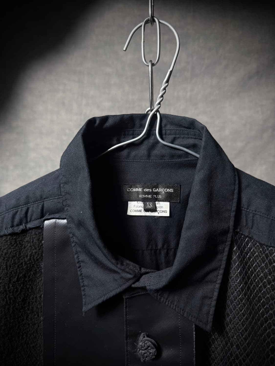 꼼데가르송 옴므 플러스 믹스 패널 셔츠 상품이미지3