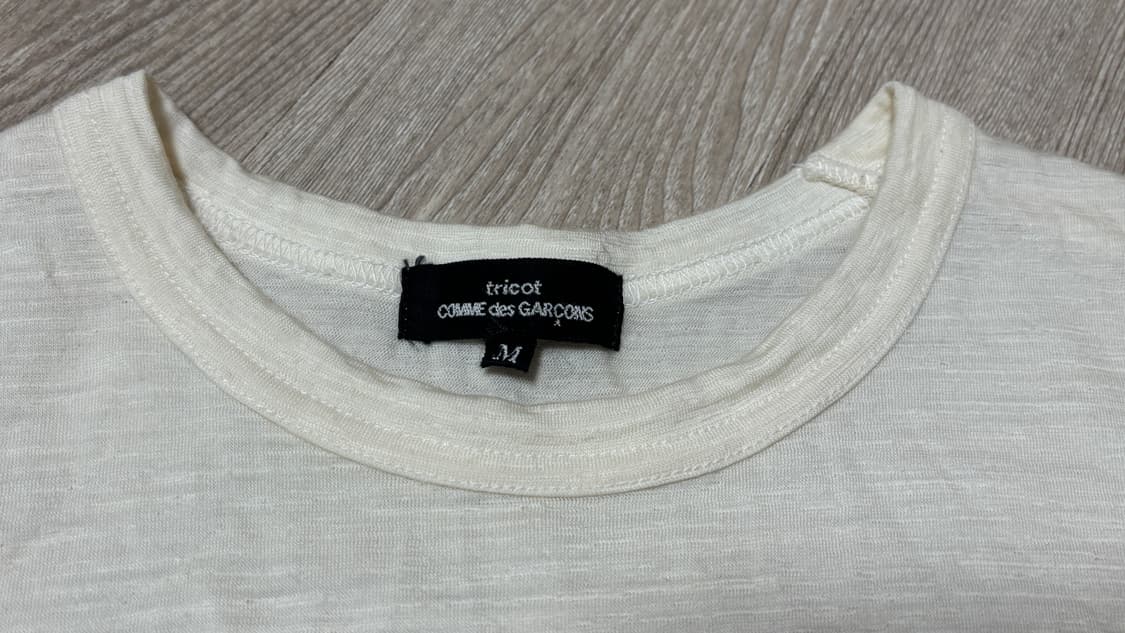 꼼데가르송 트리콧 프릴 티셔츠 상품이미지3