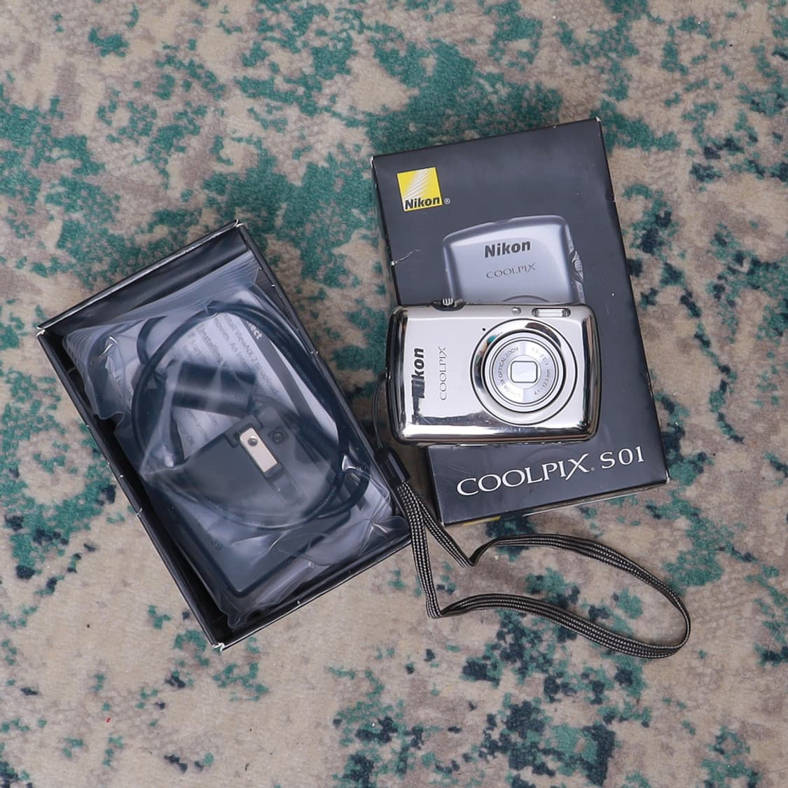 Nikon 빈티지 카메라 니콘 쿨픽스 S01 Coolpix S01 풀박스 상품이미지1