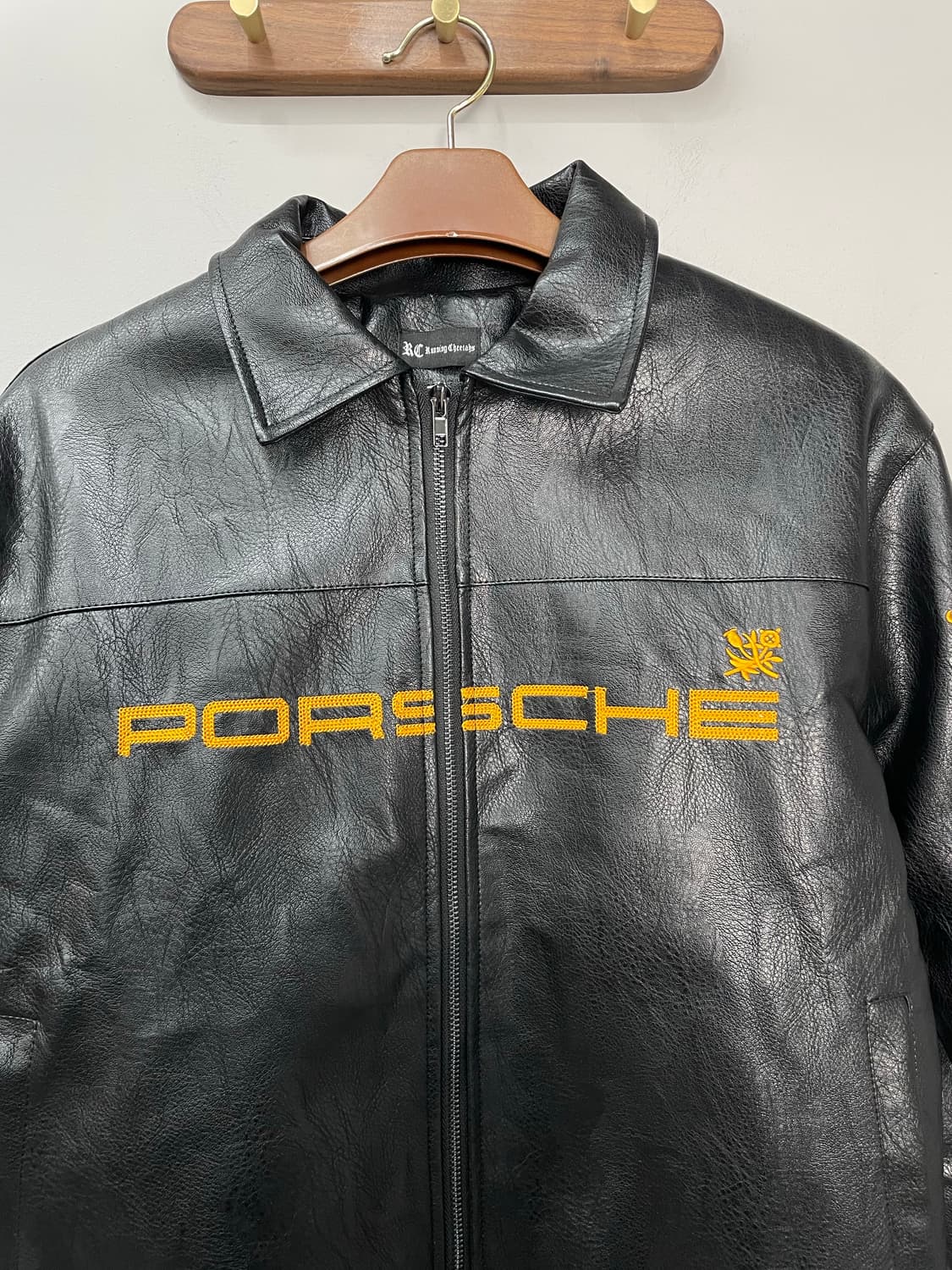 포르쉐 빅패치로고 레더자켓 H1383 상품이미지3