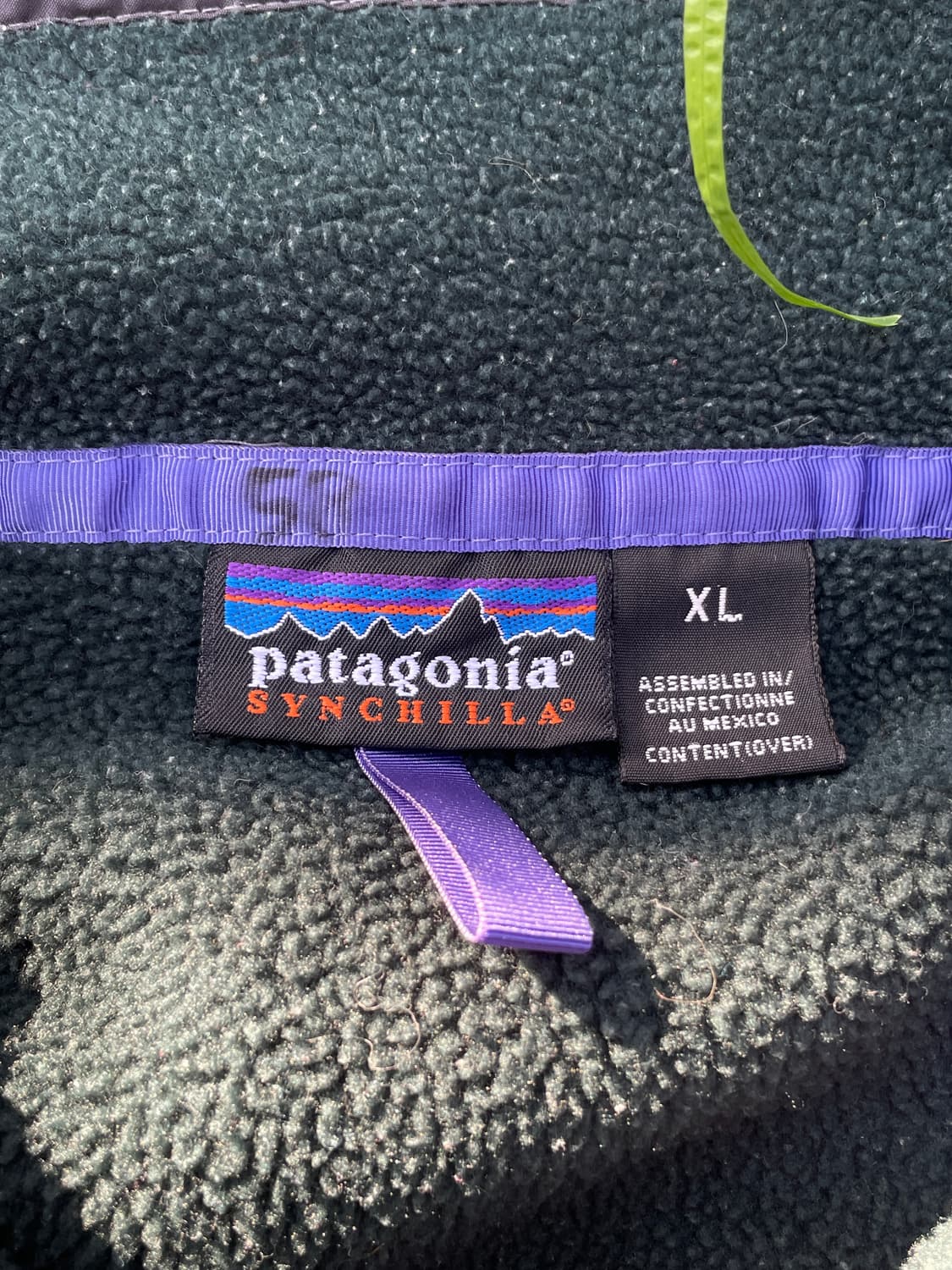 90s Patagonia Fleece Green Snap T(1998) 상품이미지6