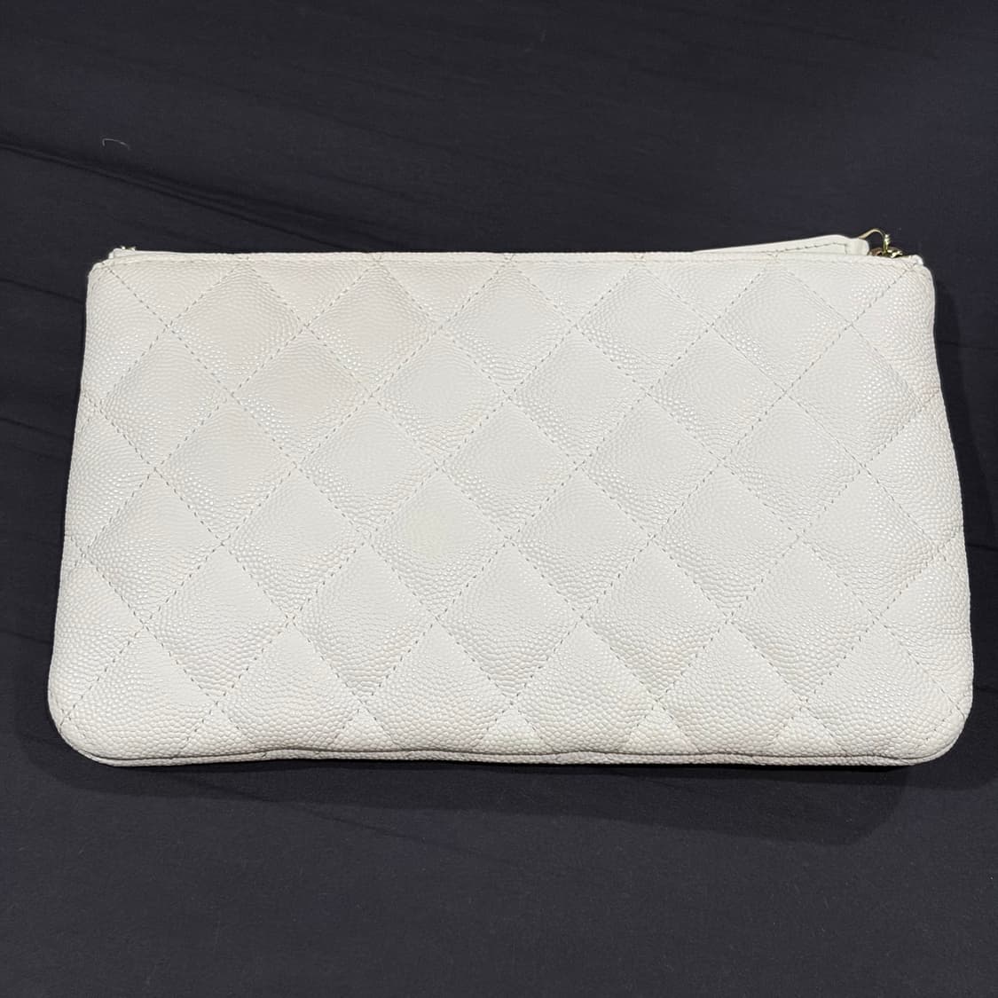 샤넬/화이트캐비어스몰파우치/S 상품이미지3