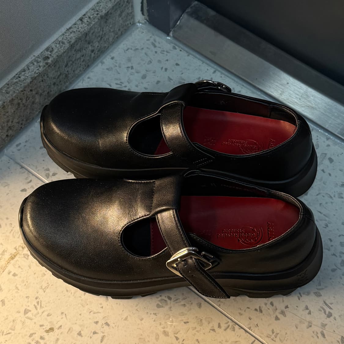 야세 카우하이드 플랫폼 메리제인 T 상품이미지3