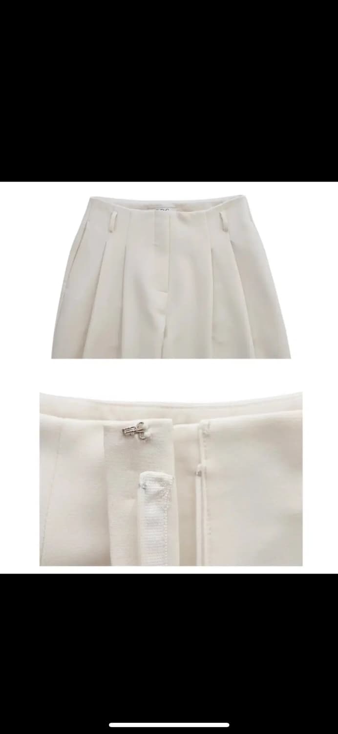 ODS GAVE WOOL SLACKS - 크림 L 상품이미지8