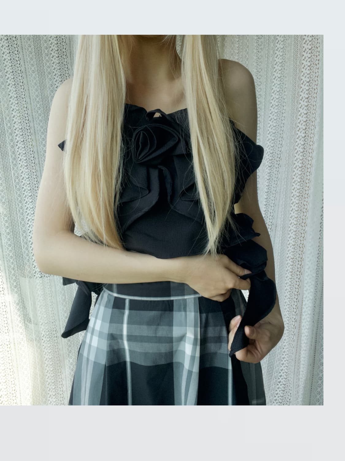 Modern Check Skirt 모던 체크 스커트 상품이미지2