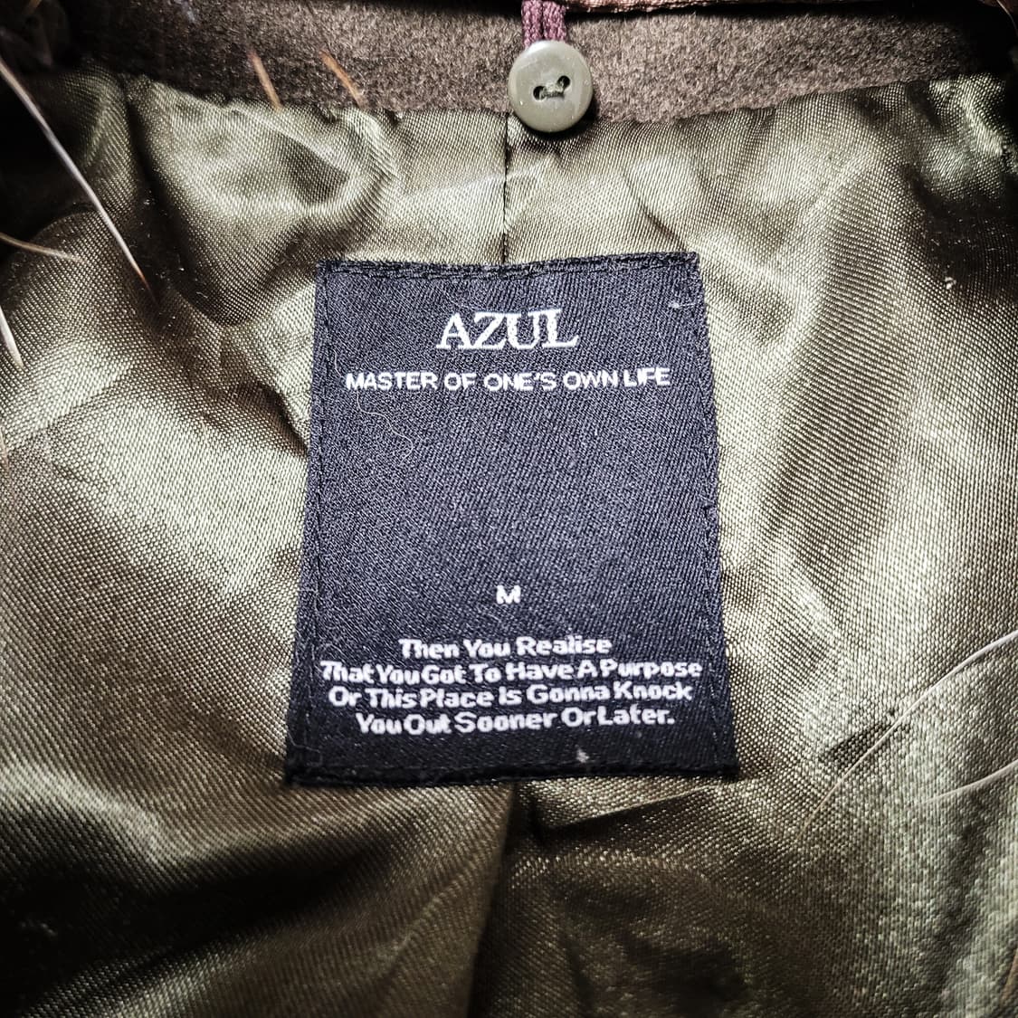 10s AZUL by moussy Fur Military Jacket 상품이미지6