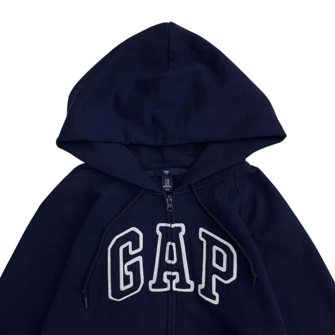 갭 센터로고 네이비 후드집업 XL 상품이미지4