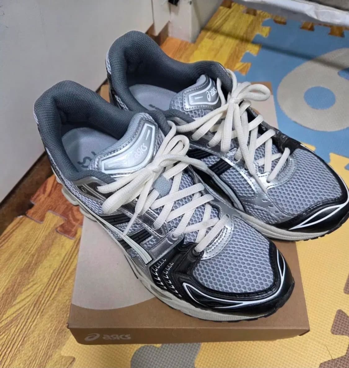 아식스 젤카야노14 블랙 글레이셔 그레이 260 무신사에디션 상품이미지1