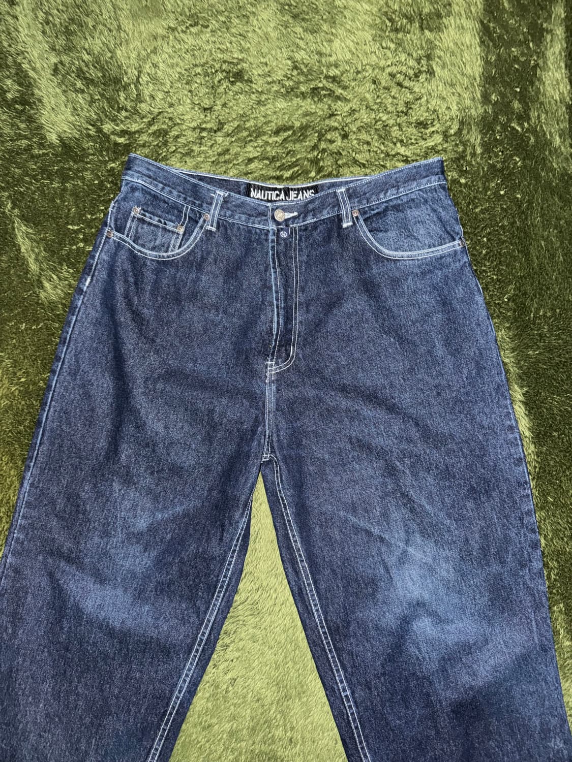 [38] 00s NAUTICA 노티카 USA 루즈 스트레이트 크롭 데님 상품이미지5