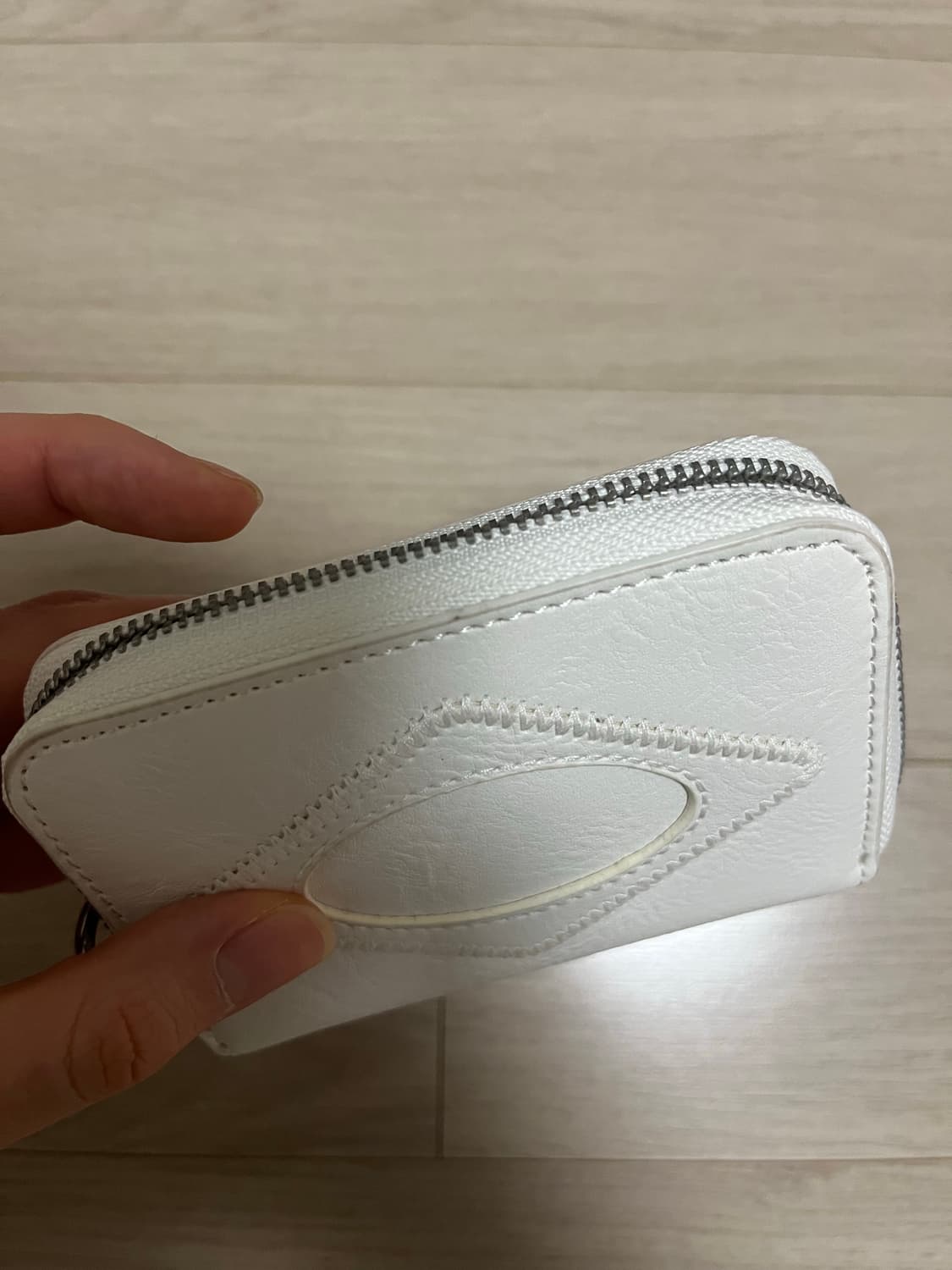 미스치프 롬버스 집 어라운드 월렛 화이트 상품이미지6