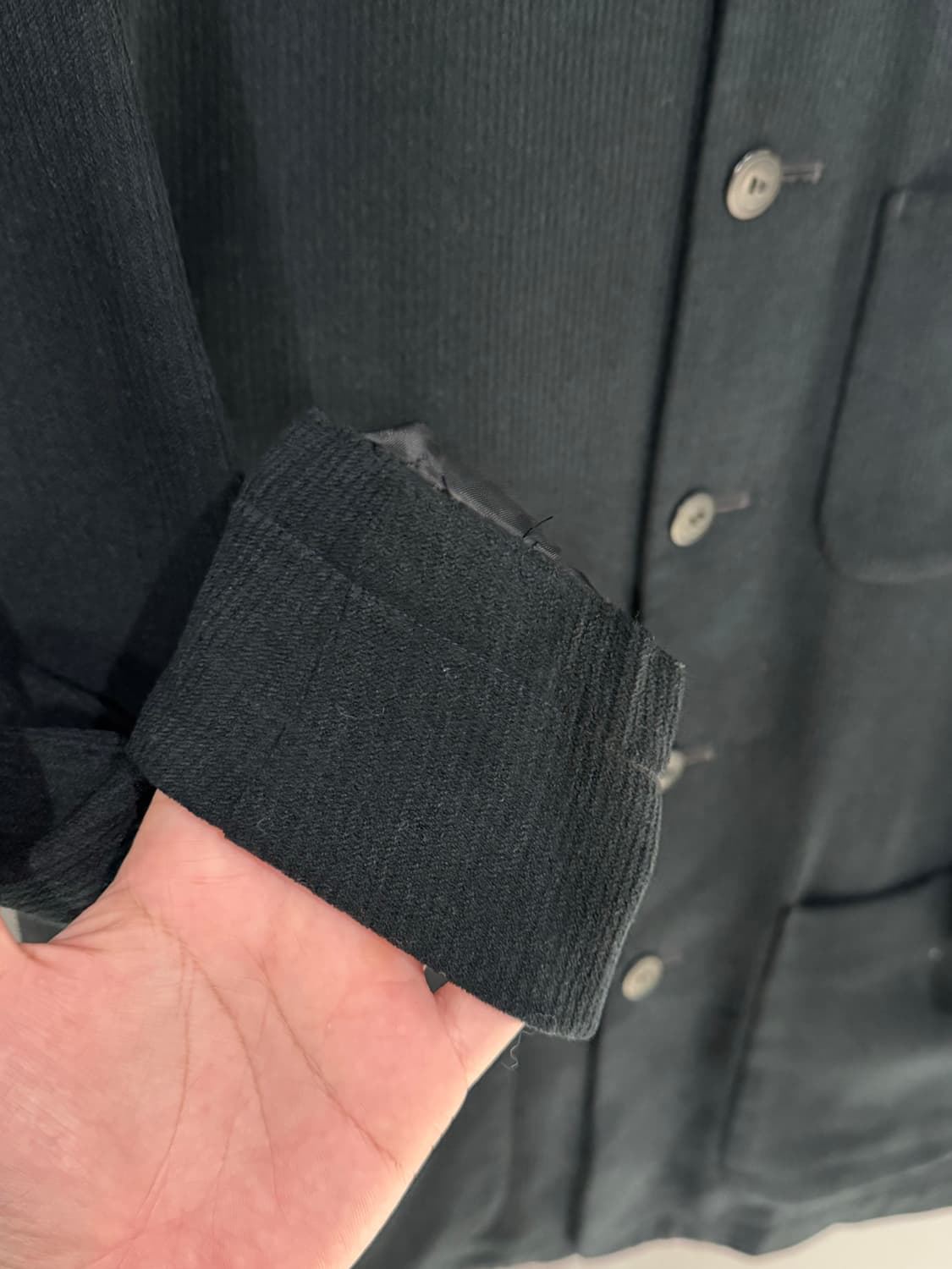 알레그리 스탠드카라 5B 코듀로이 자켓 상품이미지5