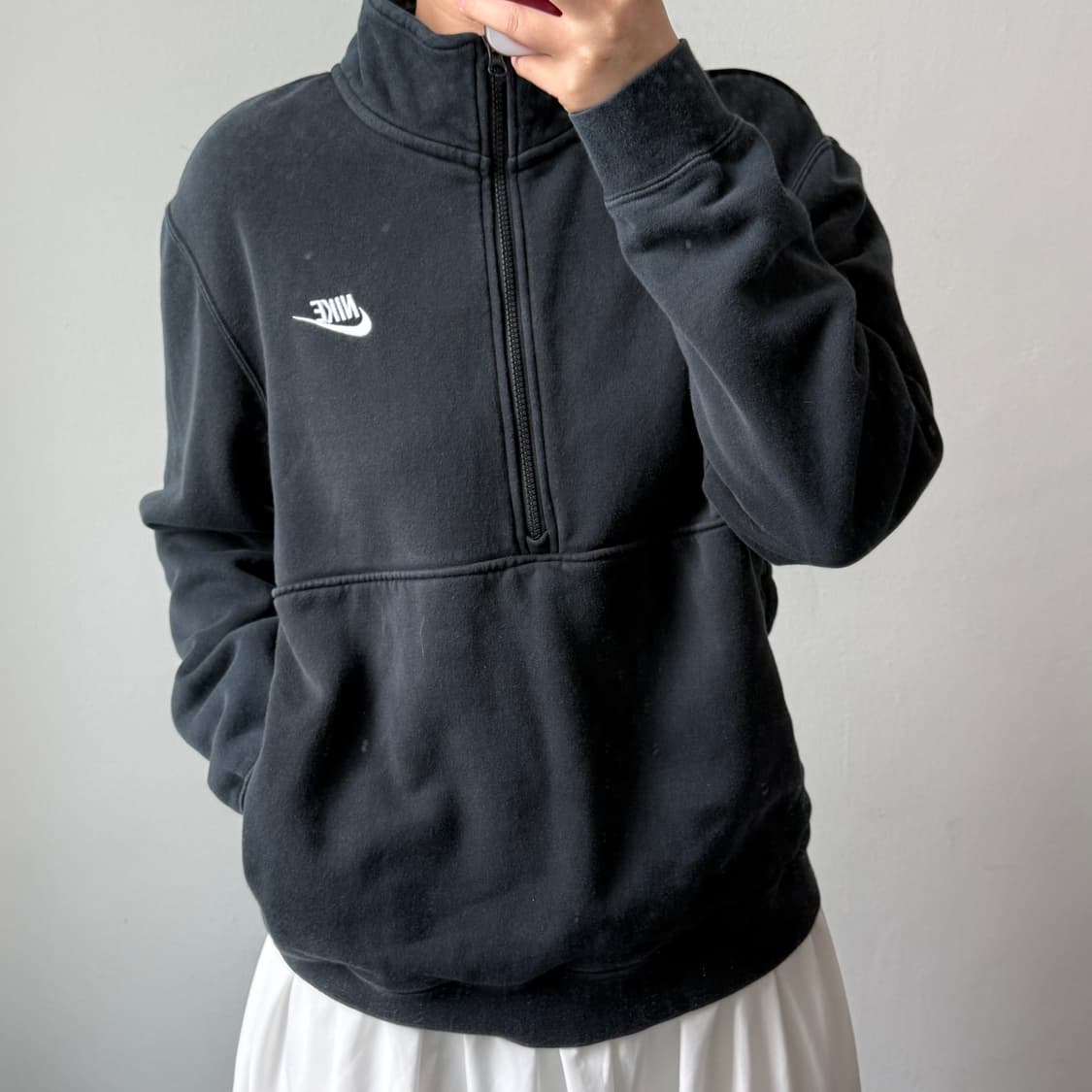 [XL] 나이키 블랙 하프집업 상품이미지1