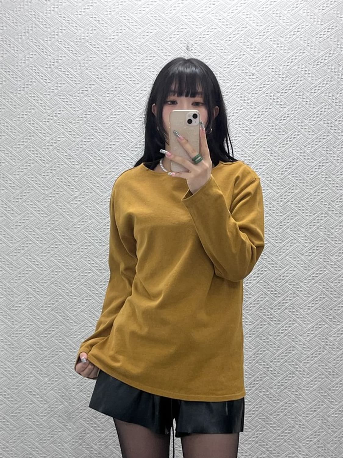 세인트 제임스 빈티지 캐주얼 머스타드 롱슬리브 95 C12667 상품이미지1