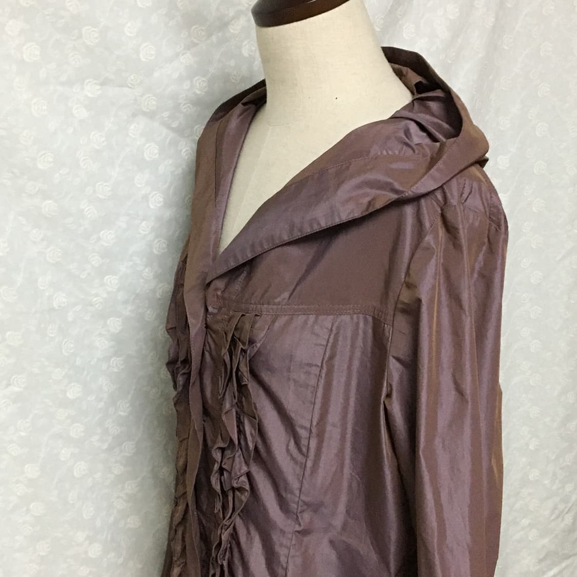 핑크브라운 러플 자켓  상품이미지6