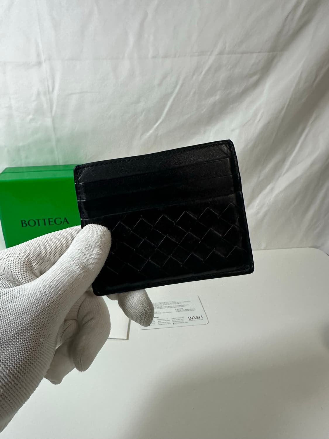 보테가베네타 인트레아치토 카드지갑 블랙 (OS)  상품이미지4