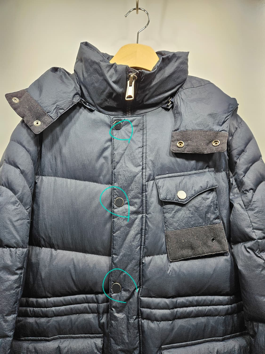 지이크(SIEG) 남성 후드 오리털 패딩 105 상품이미지4