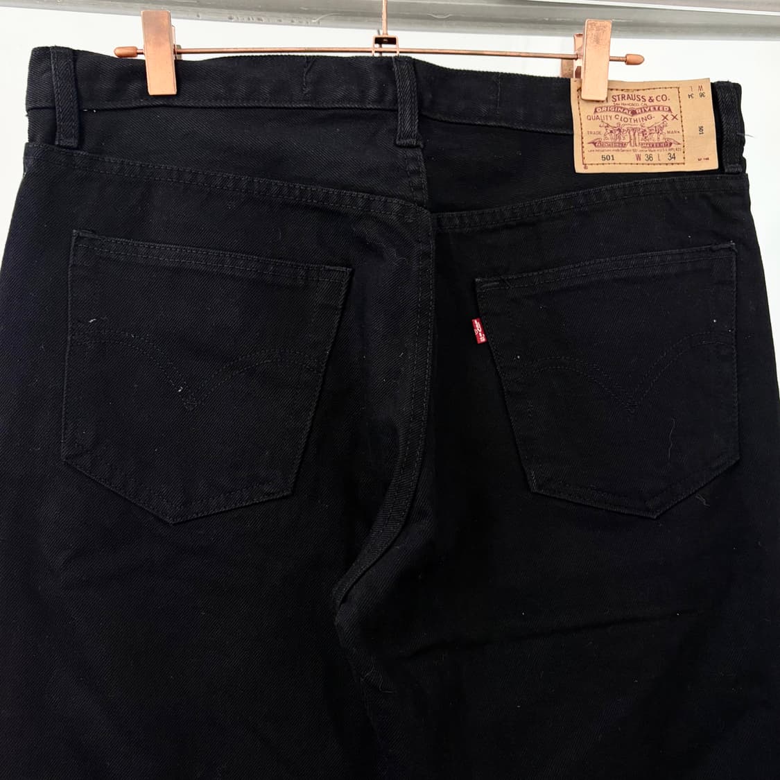 리바이스 501 USA 블랙 진 상품이미지6