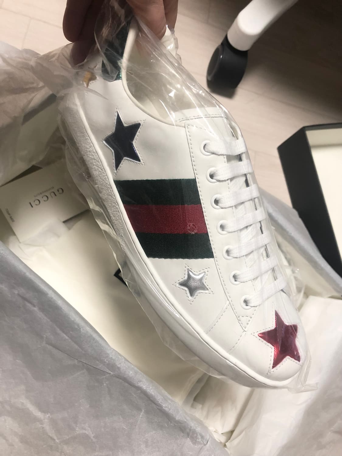 구찌 에이스 스타 별 스니커즈 상품이미지1