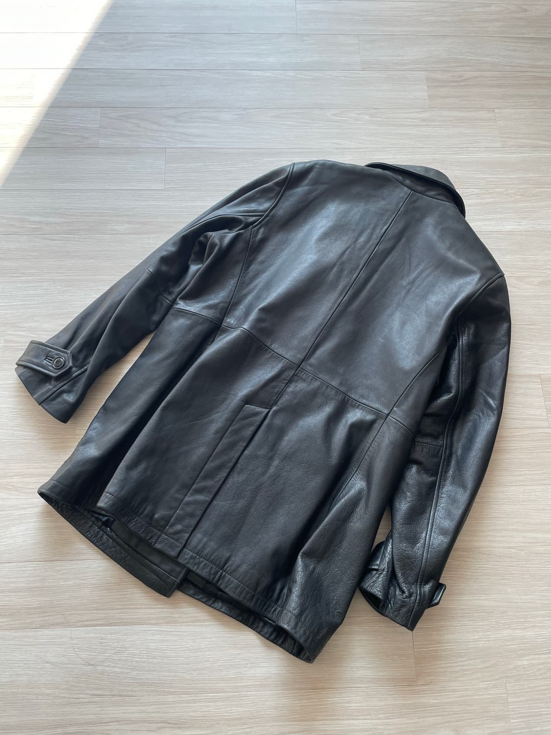 빈티지 올드갭 레더피코트 레더 코트 old gap leather 상품이미지6