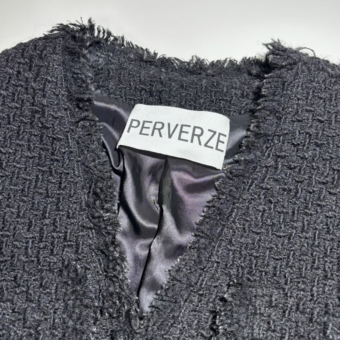 F) 퍼버즈 PERVERZE 트위드 자켓 상품이미지4