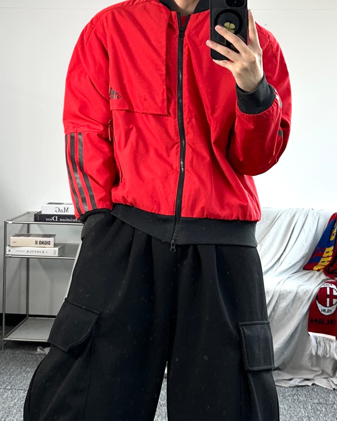 아디다스 제펜 타이거 빅로고 자켓 M 상품이미지3