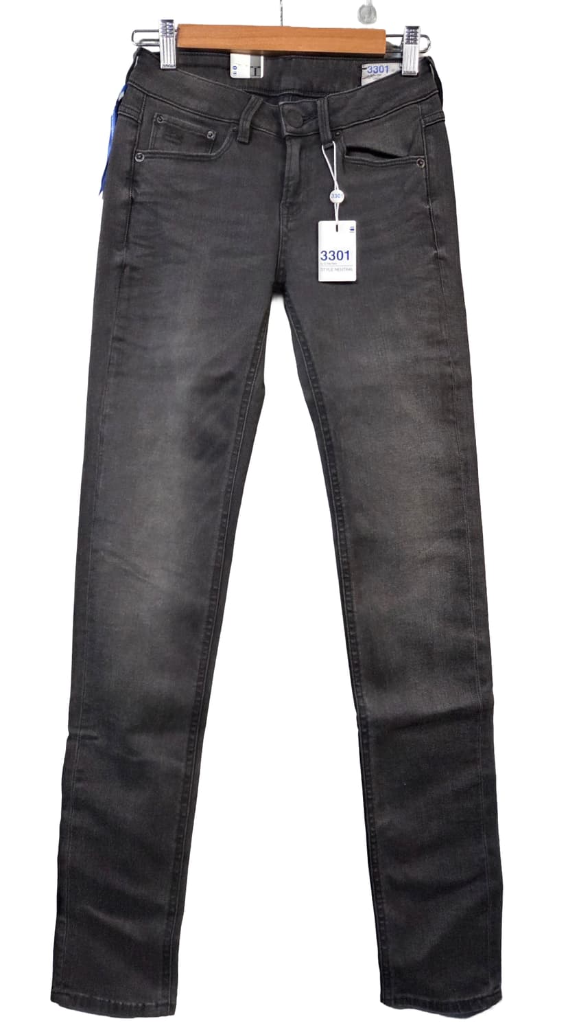 G-Star 3301 블랙 데님 바지(26) 상품이미지1