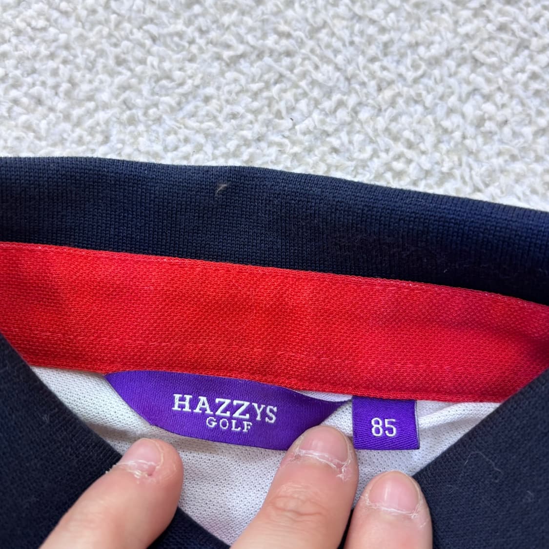 85 헤지스 여성 반팔 카라 티셔츠 0416E 상품이미지3