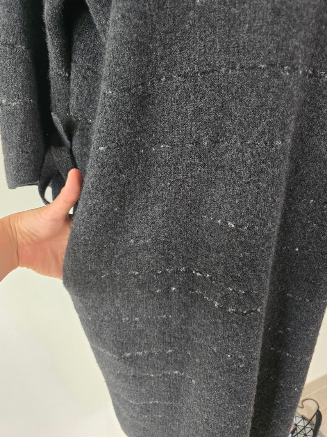 타임 도톰 부드러운 울100% 아방소매 원피스 상품이미지6