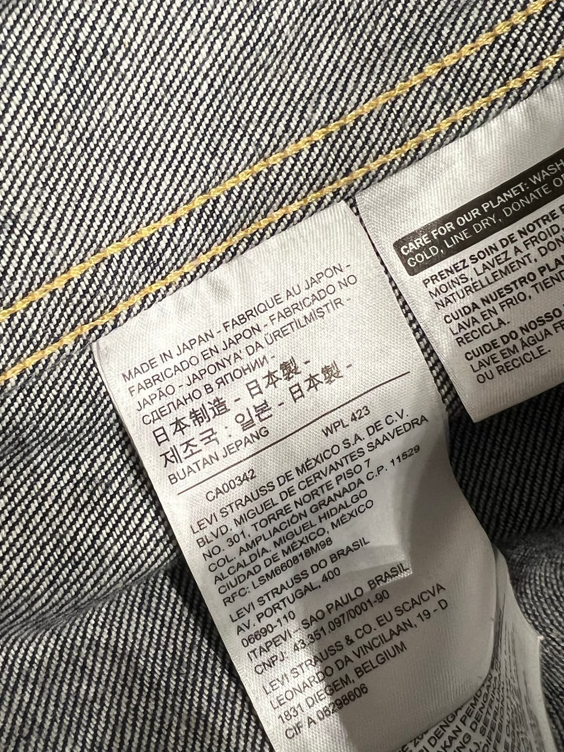 LVC 리바이스 1세대 데님 자켓 (일본산) 상품이미지2