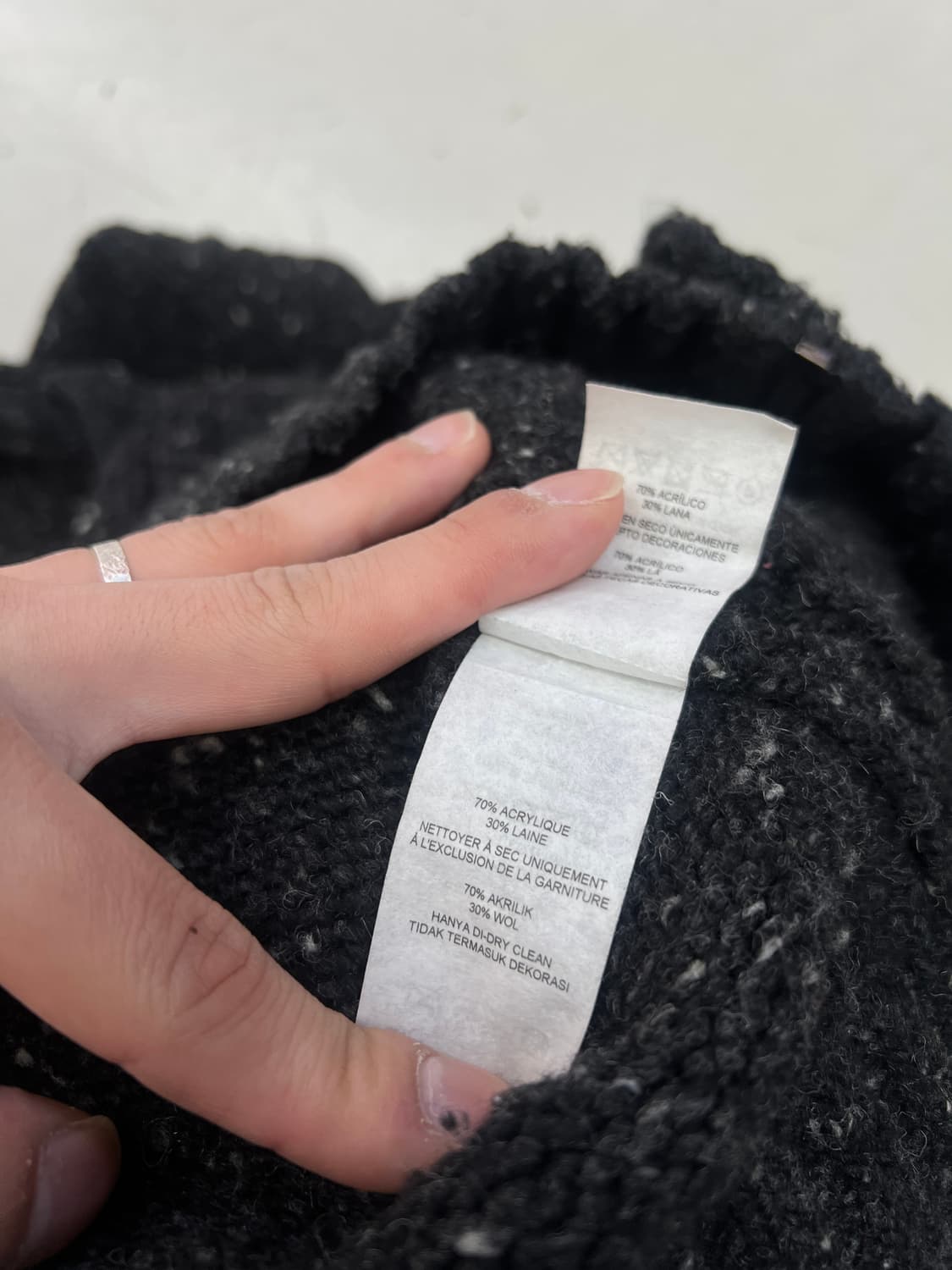 알마니 익스체인지 울 가디건 상품이미지6