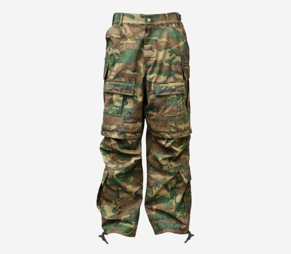 [3] 파프롬왓 그린 카모 팬츠 상품이미지1