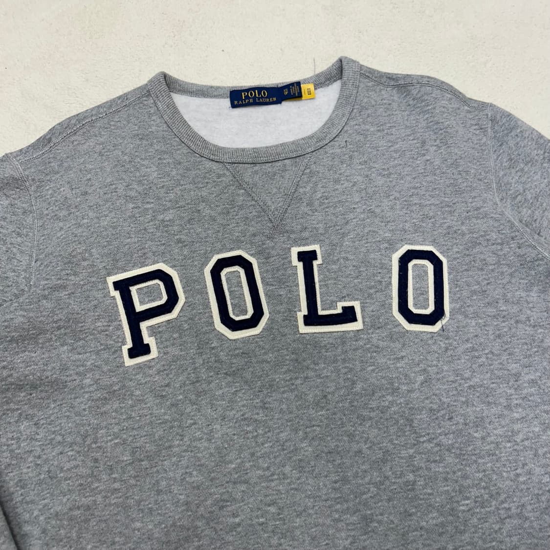 Polo gray sweatshirt 상품이미지5