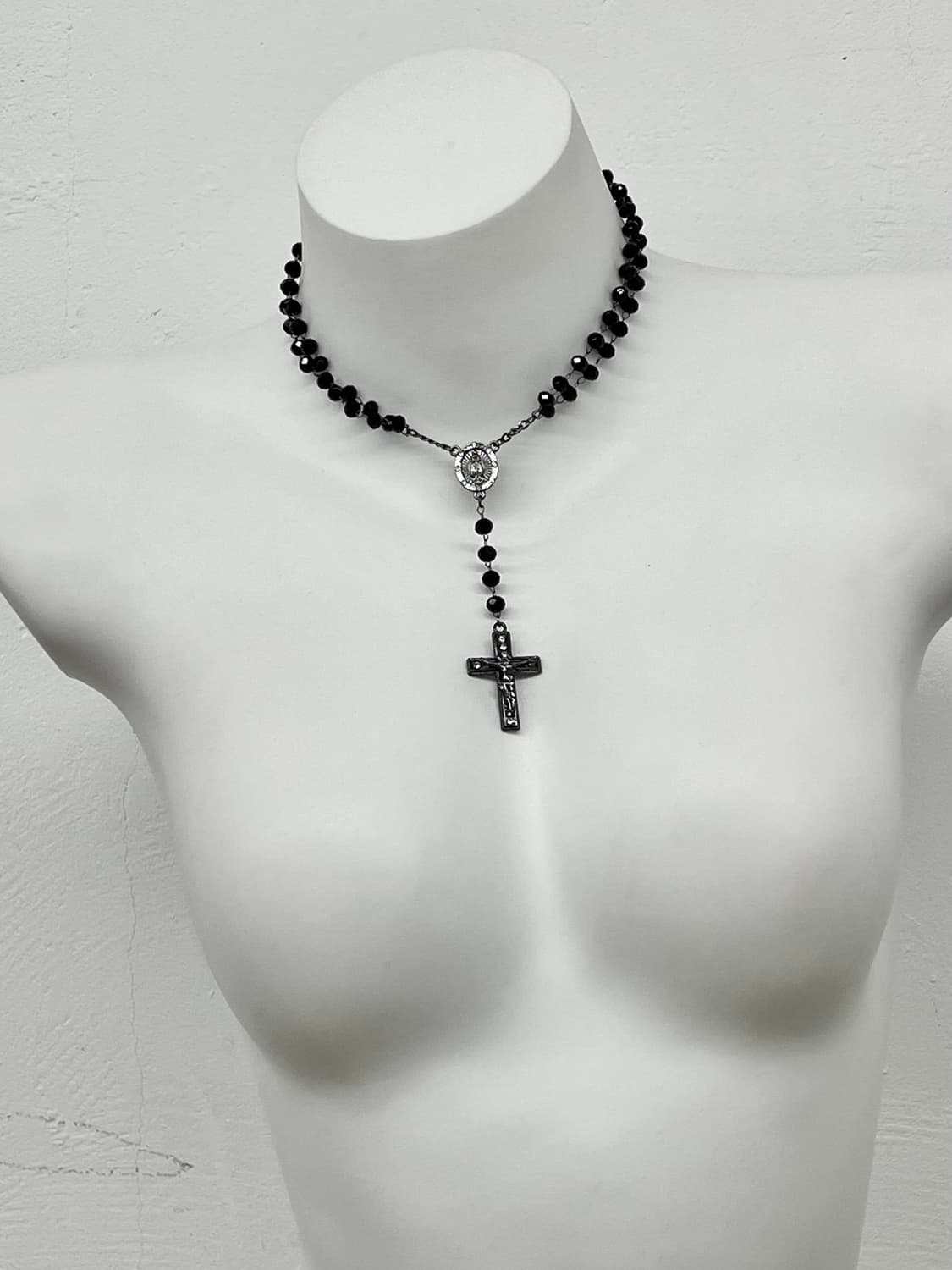 블랙 고딕 로자리오 네크리스 상품이미지3