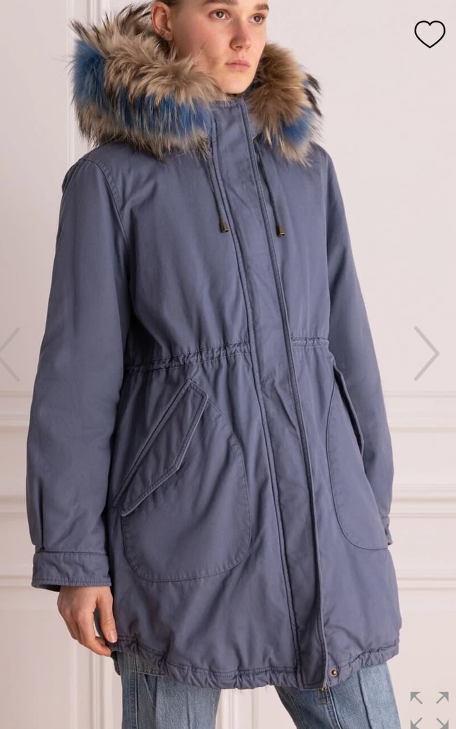 알렉산드라 샤모니 라쿤퍼 파카 S 상품이미지4