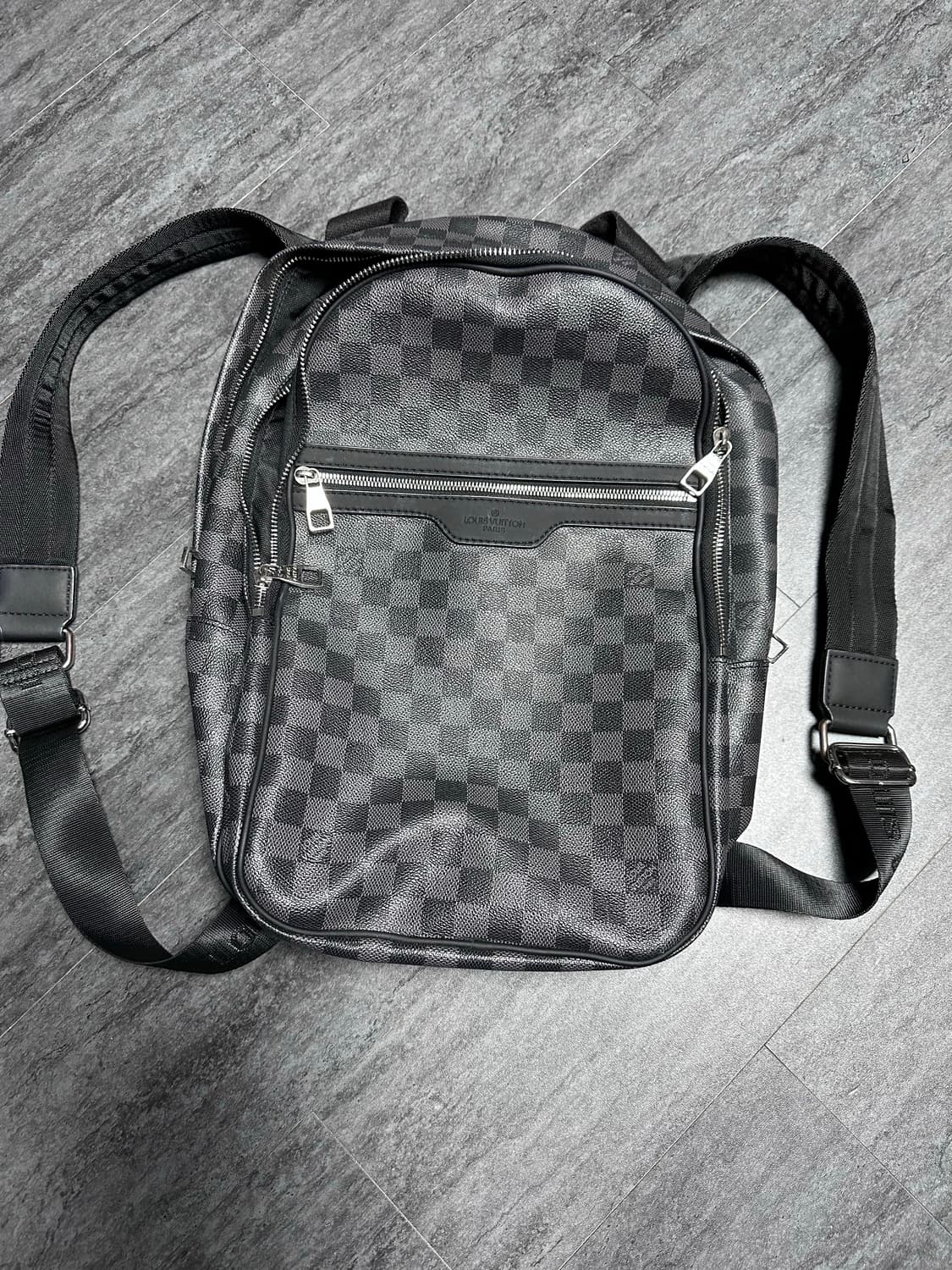 그래이+블랙 백팩(남녀공용) 상품이미지1