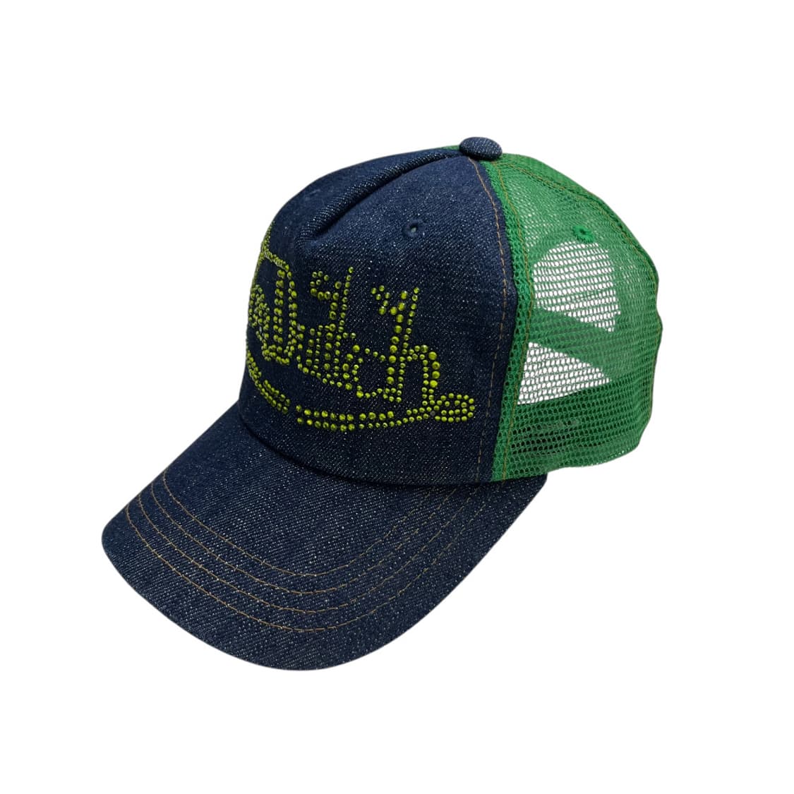 본더치 y2k 레온비즈 데님 볼캡 상품이미지6