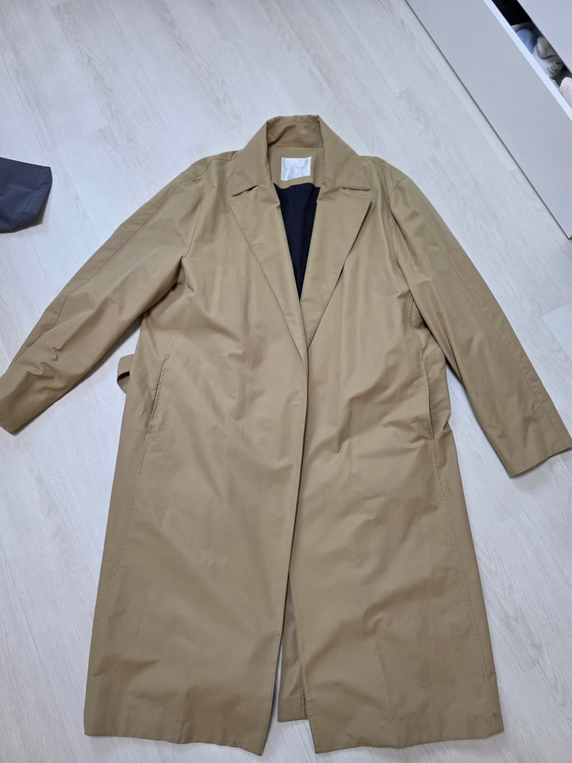타임 벨티드 트렌치코트 xl 상품이미지1