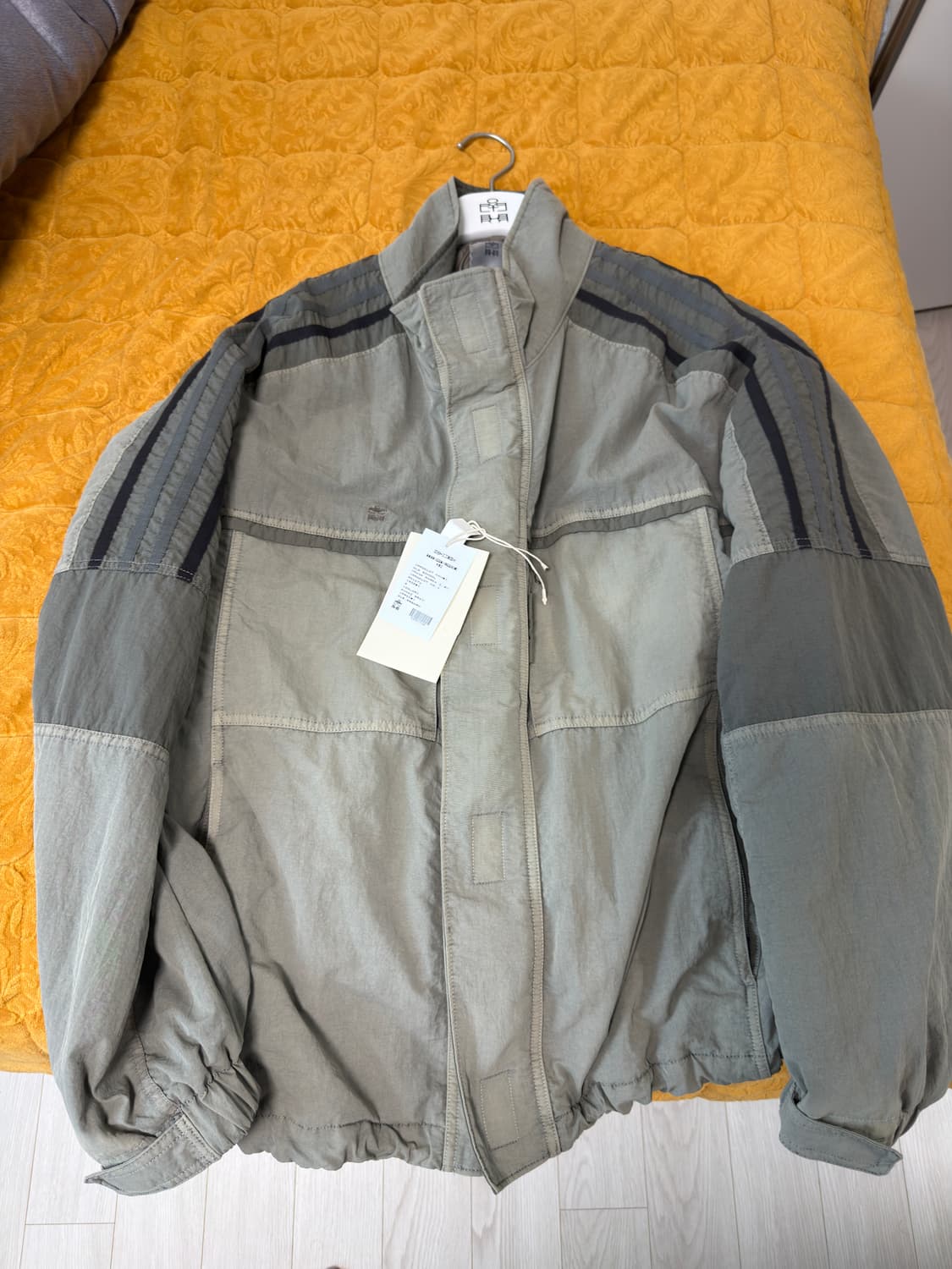 [3] 폴리테루 올드스쿨 트랙파카 1.2 카키그레이 상품이미지2