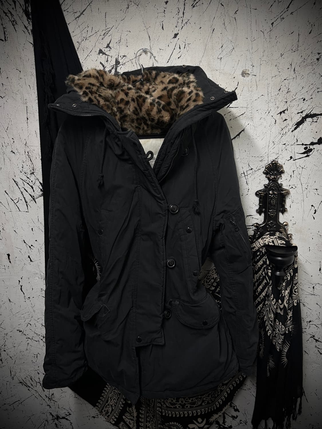 Denim&Sply Leopard Vintage Jacket 상품이미지1