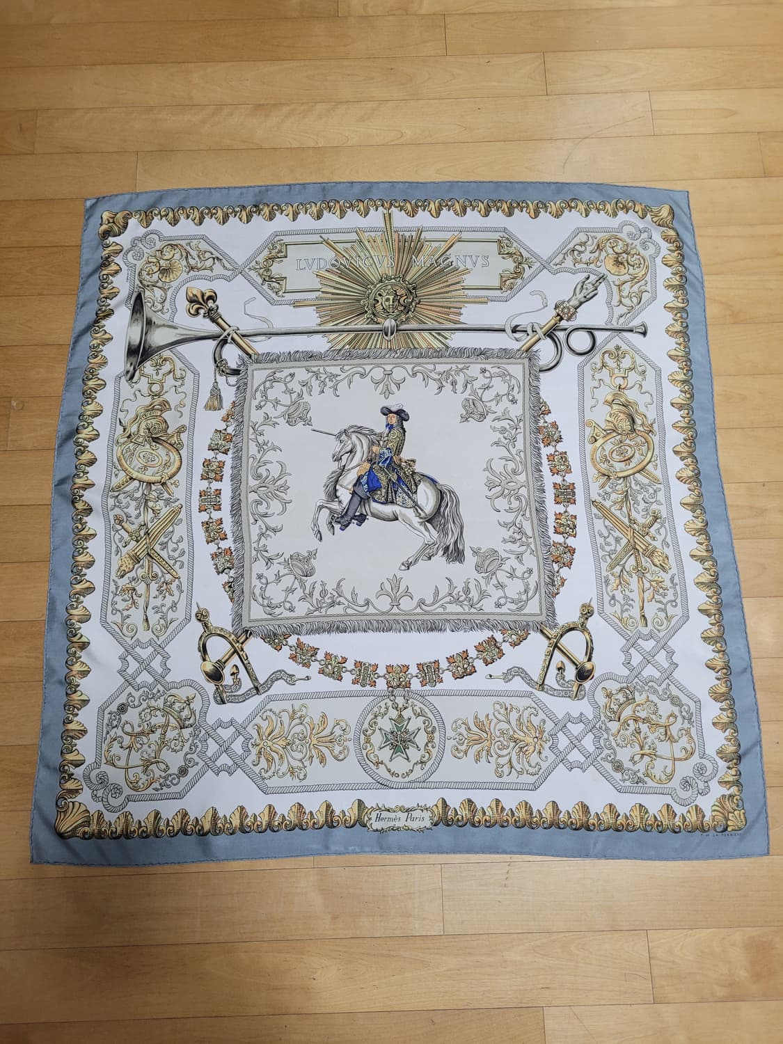 정품 에르메스 까레 실크 스카프 상품이미지2