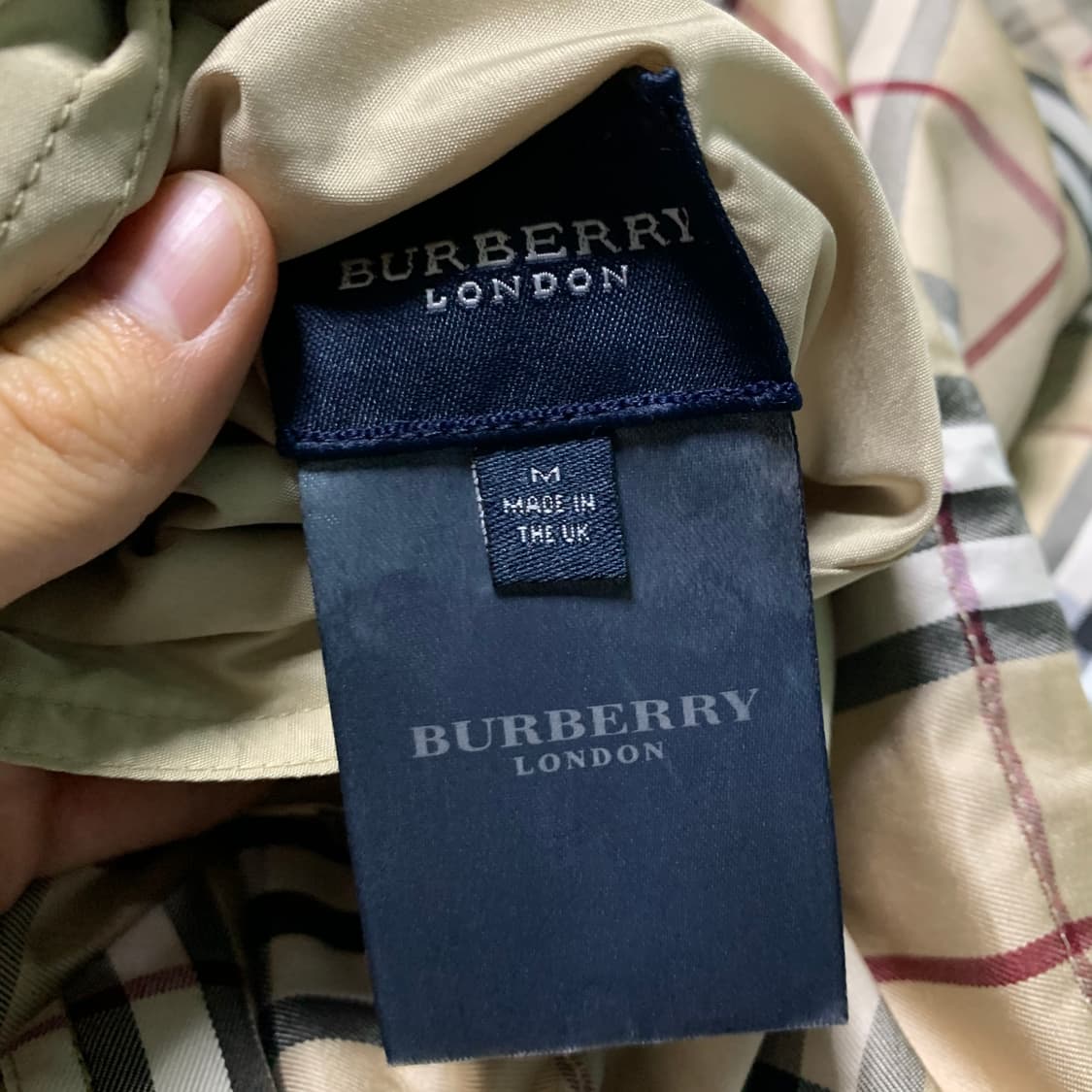 버버리 노바체크 양면 후드자켓(정품) 상품이미지3