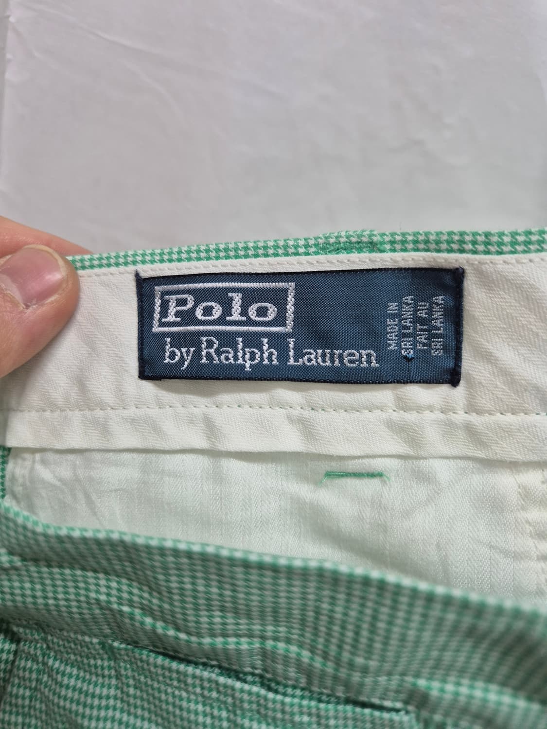 폴로 체크반바지 상품이미지3