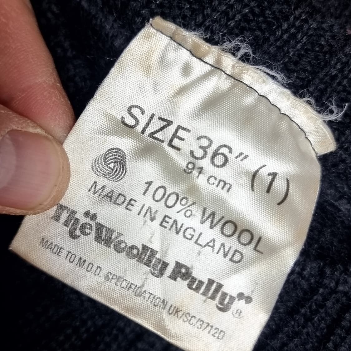 미군 오리지널 네이비 코만도니트 스웨터 견장 패치(95) 상품이미지2