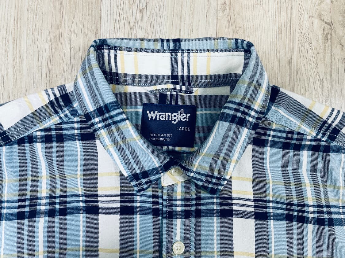 95~100) 70's 복각 랭글러 체크 플란넬셔츠(RRL&LVC&폴로) 상품이미지3