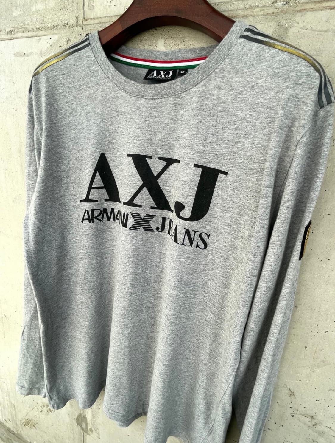 [50] AXJ 아르마니 진스 그레이 롱슬리브 상품이미지3